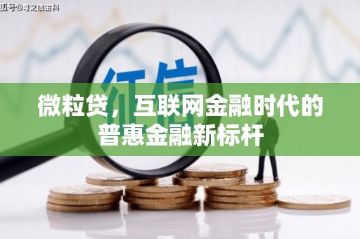 济宁微粒贷，互联网金融时代的普惠金融新标杆