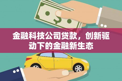 济宁金融科技公司贷款，创新驱动下的金融新生态