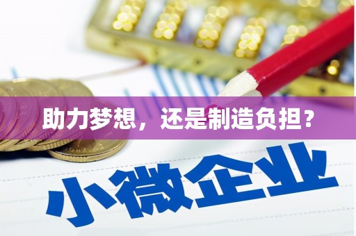 济宁助力梦想，还是制造负担？