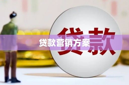 济宁贷款营销方案