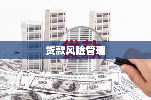 济宁贷款风险管理