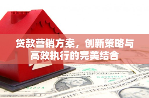 济宁贷款营销方案，创新策略与高效执行的完美结合