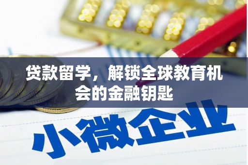 济宁贷款留学，解锁全球教育机会的金融钥匙