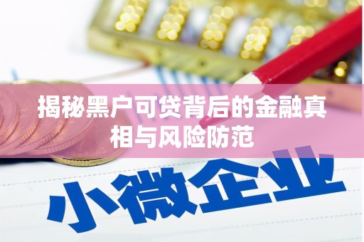济宁揭秘黑户可贷背后的金融真相与风险防范