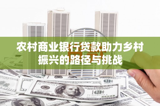济宁农村商业银行贷款助力乡村振兴的路径与挑战