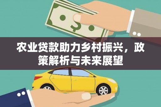 济宁农业贷款助力乡村振兴，政策解析与未来展望