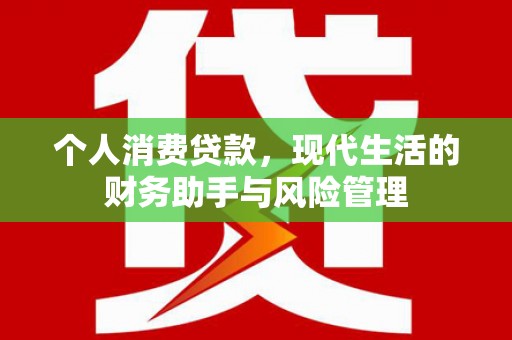 济宁个人消费贷款，现代生活的财务助手与风险管理