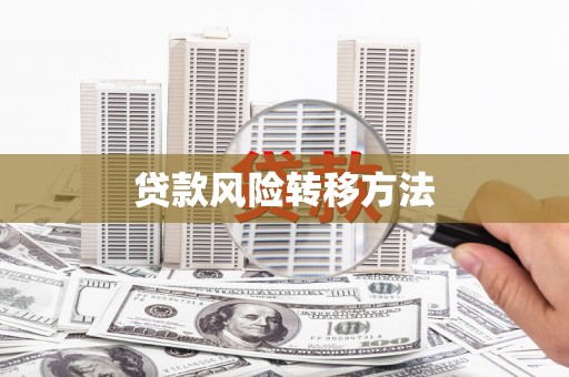 济宁贷款风险转移方法