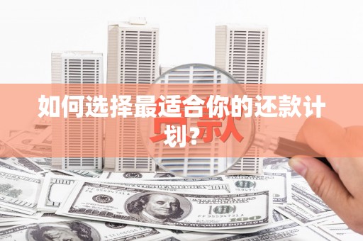济宁如何选择最适合你的还款计划？