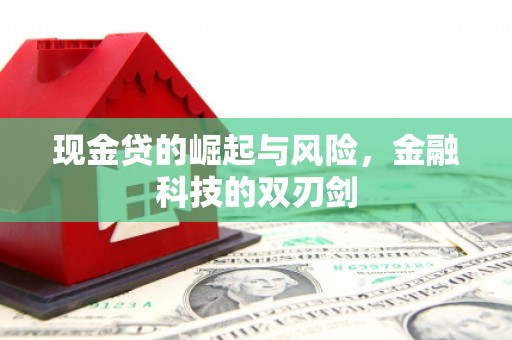 济宁现金贷的崛起与风险，金融科技的双刃剑