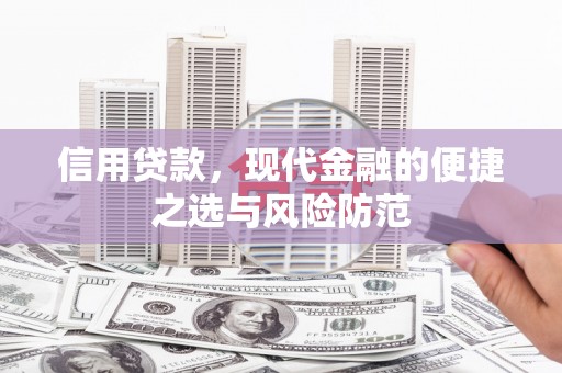 济宁信用贷款，现代金融的便捷之选与风险防范