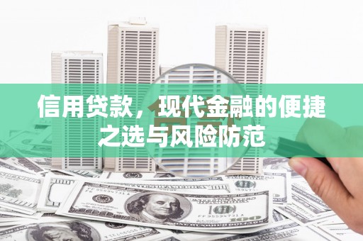 济宁信用贷款，现代金融的便捷之选与风险防范