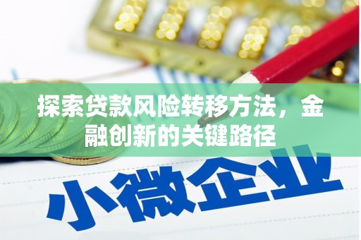 济宁探索贷款风险转移方法，金融创新的关键路径