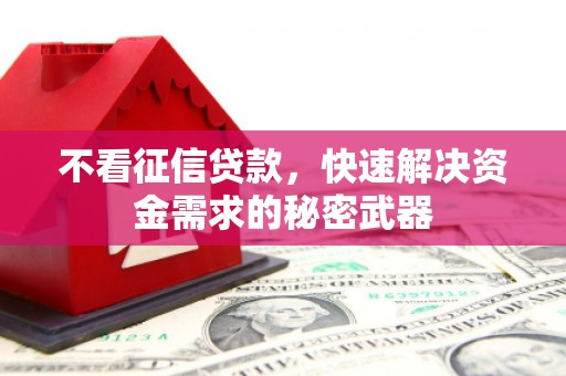 济宁不看征信贷款，快速解决资金需求的秘密武器