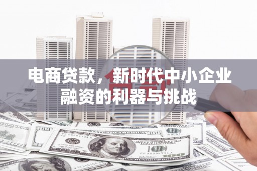济宁电商贷款，新时代中小企业融资的利器与挑战