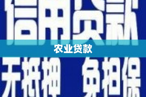 济宁农业贷款