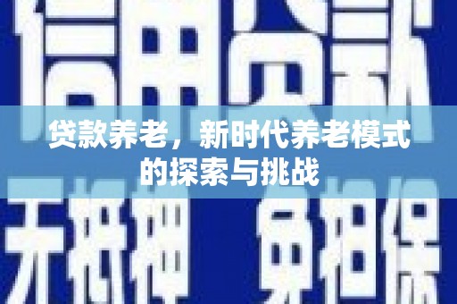济宁贷款养老，新时代养老模式的探索与挑战
