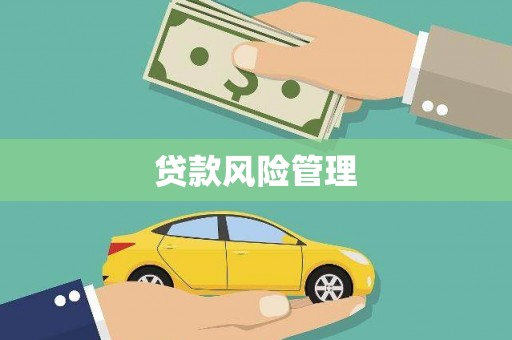 济宁贷款风险管理