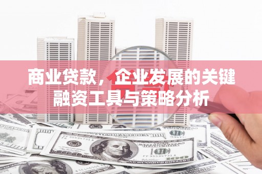 济宁商业贷款，企业发展的关键融资工具与策略分析