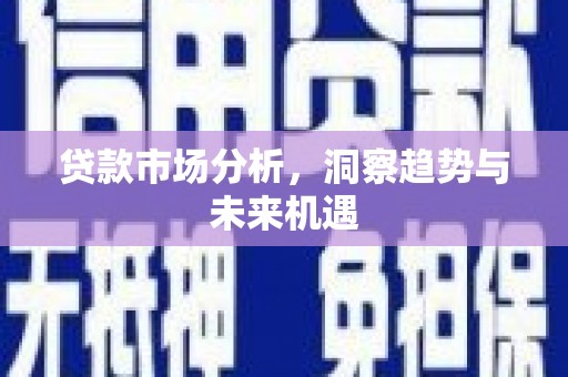 济宁贷款市场分析，洞察趋势与未来机遇