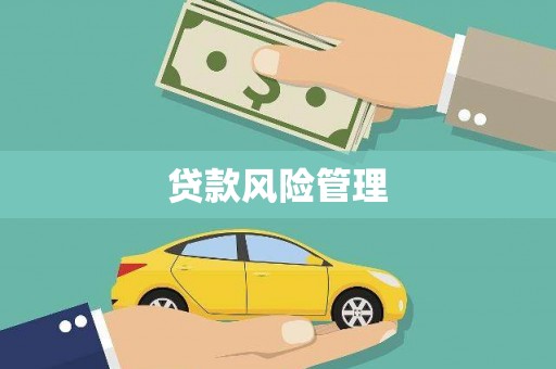 济宁贷款风险管理