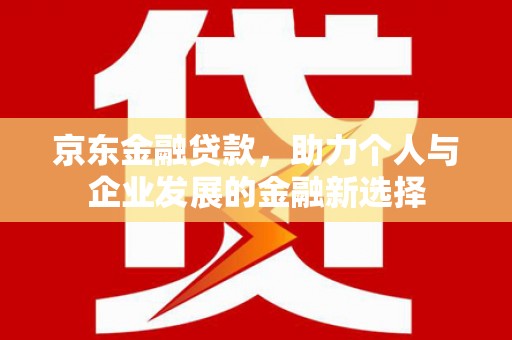 济宁京东金融贷款，助力个人与企业发展的金融新选择