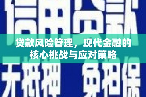 济宁贷款风险管理，现代金融的核心挑战与应对策略