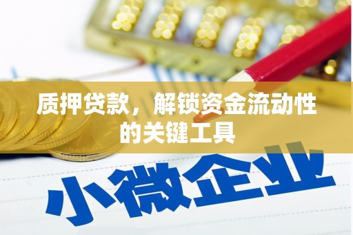 济宁质押贷款，解锁资金流动性的关键工具