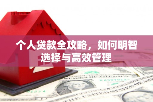 济宁个人贷款全攻略，如何明智选择与高效管理