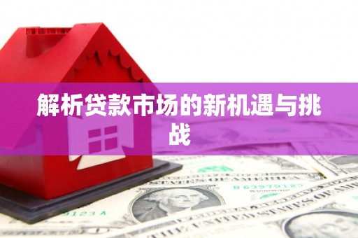 济宁解析贷款市场的新机遇与挑战