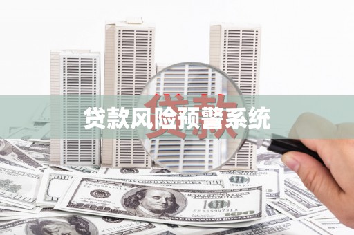 济宁贷款风险预警系统