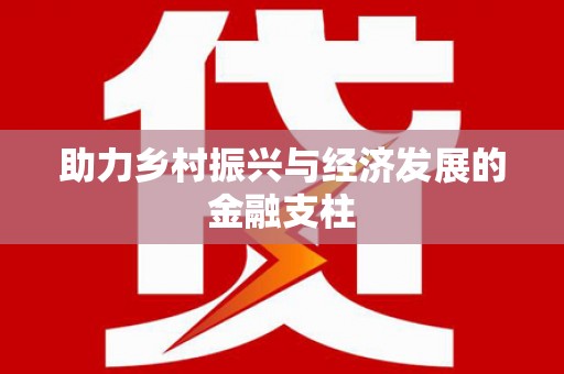 济宁助力乡村振兴与经济发展的金融支柱