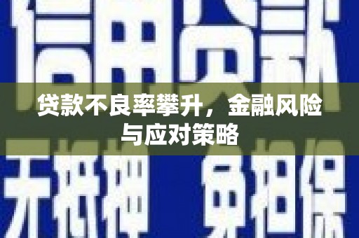 济宁贷款不良率攀升，金融风险与应对策略